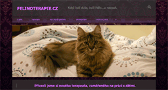 Desktop Screenshot of felinoterapie.cz