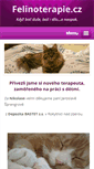 Mobile Screenshot of felinoterapie.cz